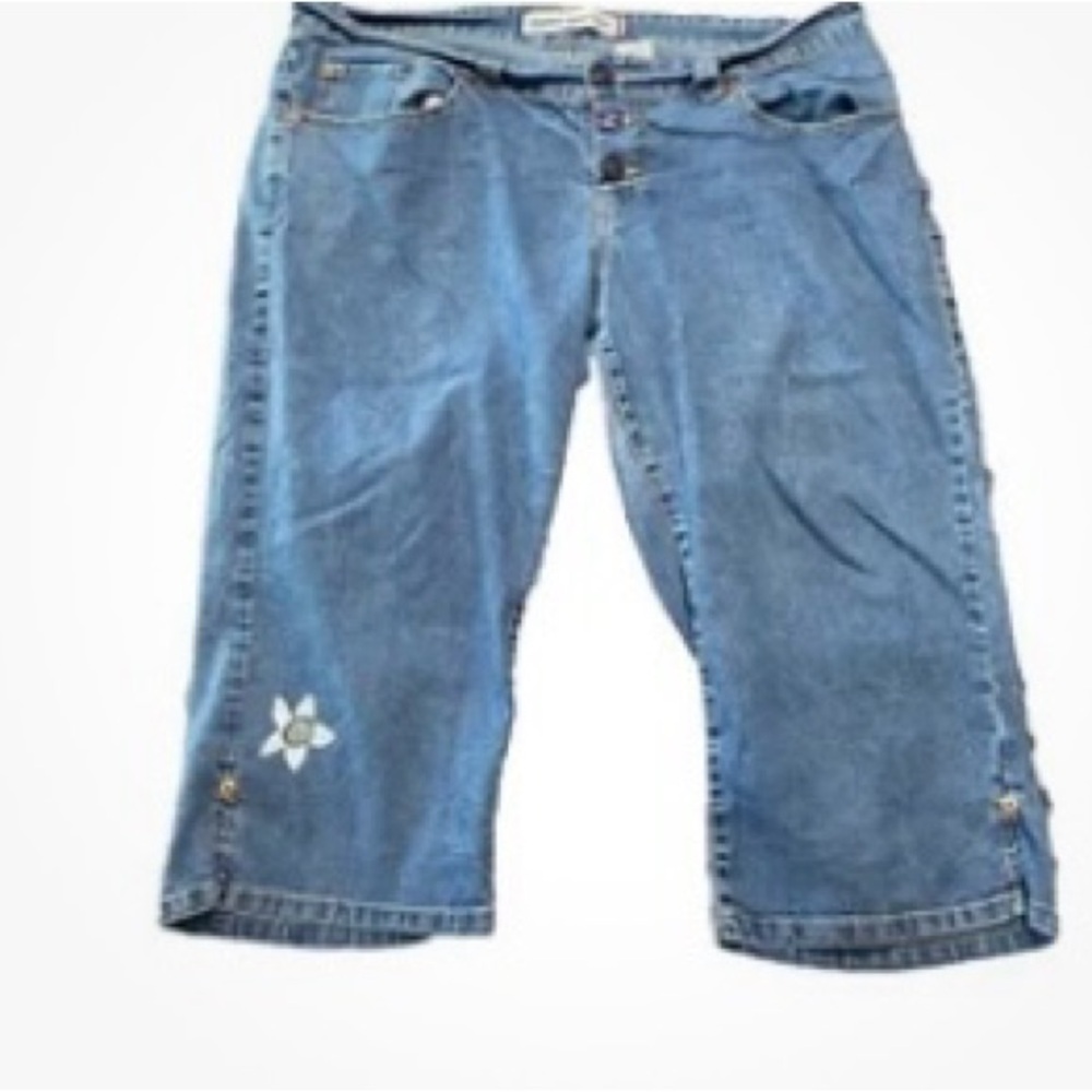 Levi's Blue Women's Jeans with Floral Detail